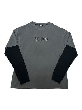 🔥🔥 DGK Boulevard Skateboard Long Sleeve Layered T-Shirt Men Sz XL